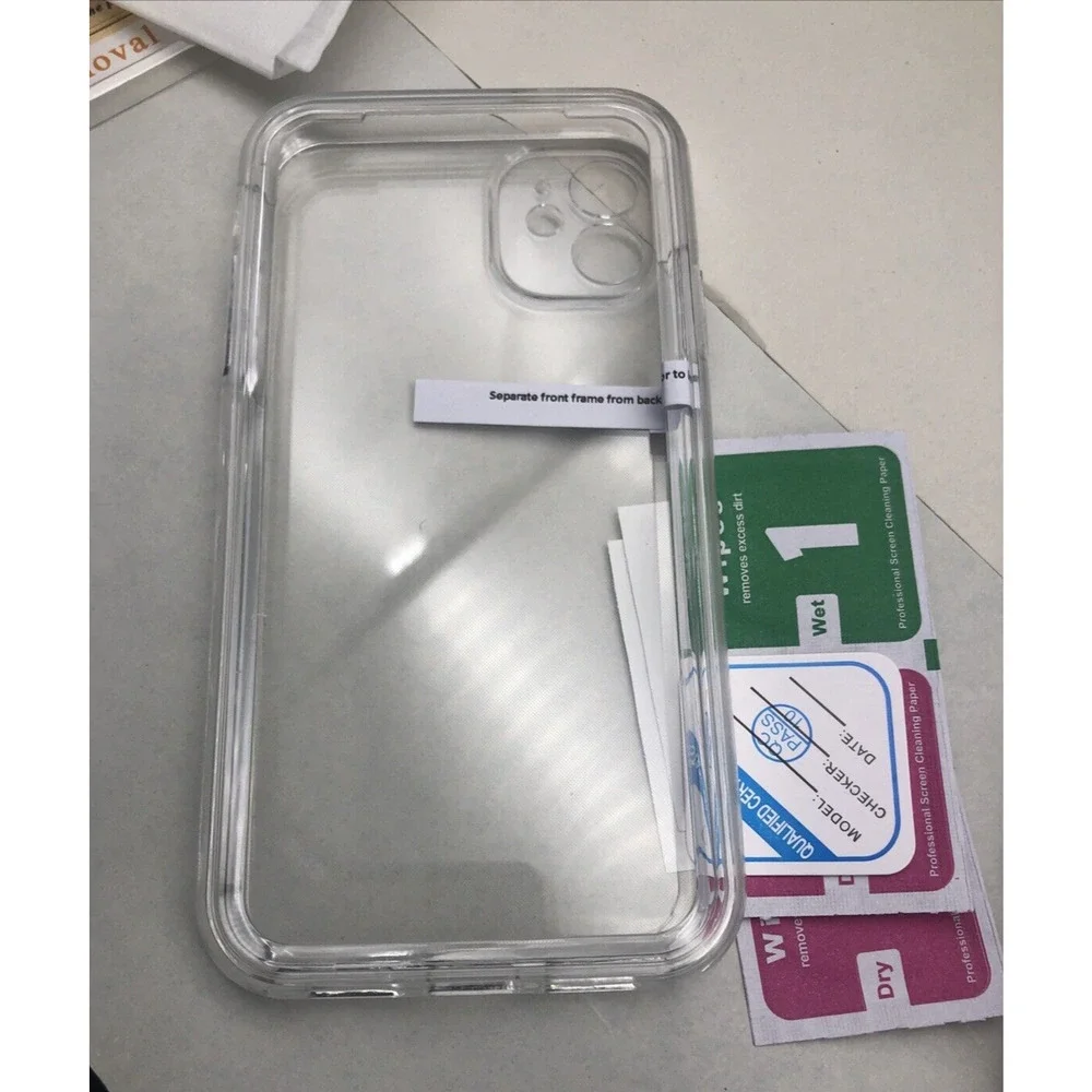 Compatible with iPhone 11 Case, and [2 x Tempered Glass Screen 6.1 Inch Clear..